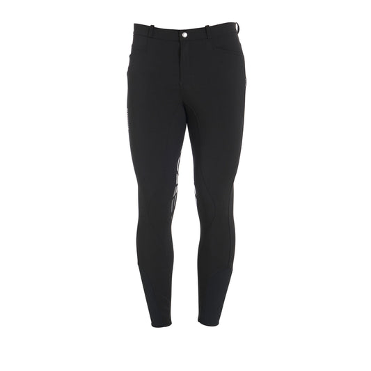 Men's Knee Grip Equestro Breeches in technical fabric