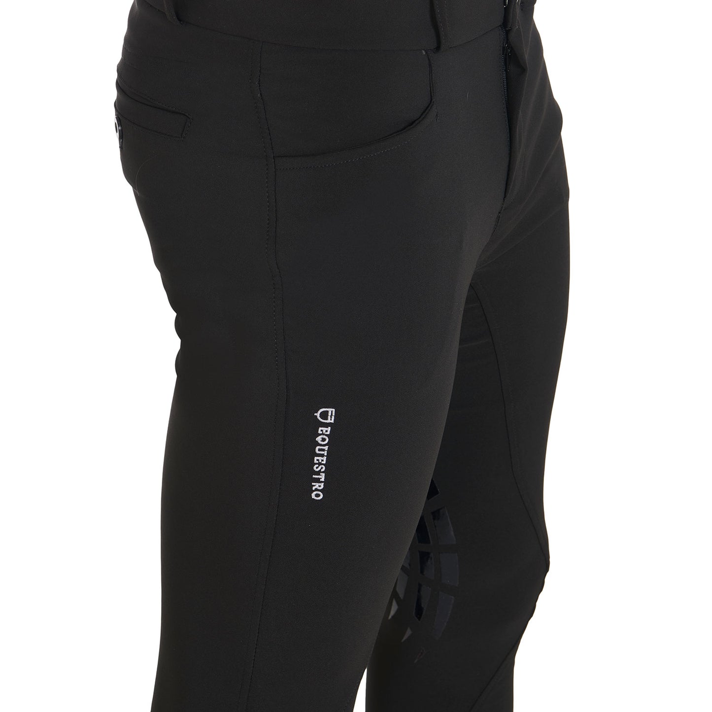 Men's Knee Grip Equestro Breeches in technical fabric