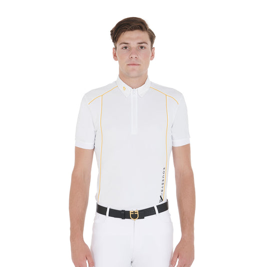 Men's Equestro Slim fit polos shirt